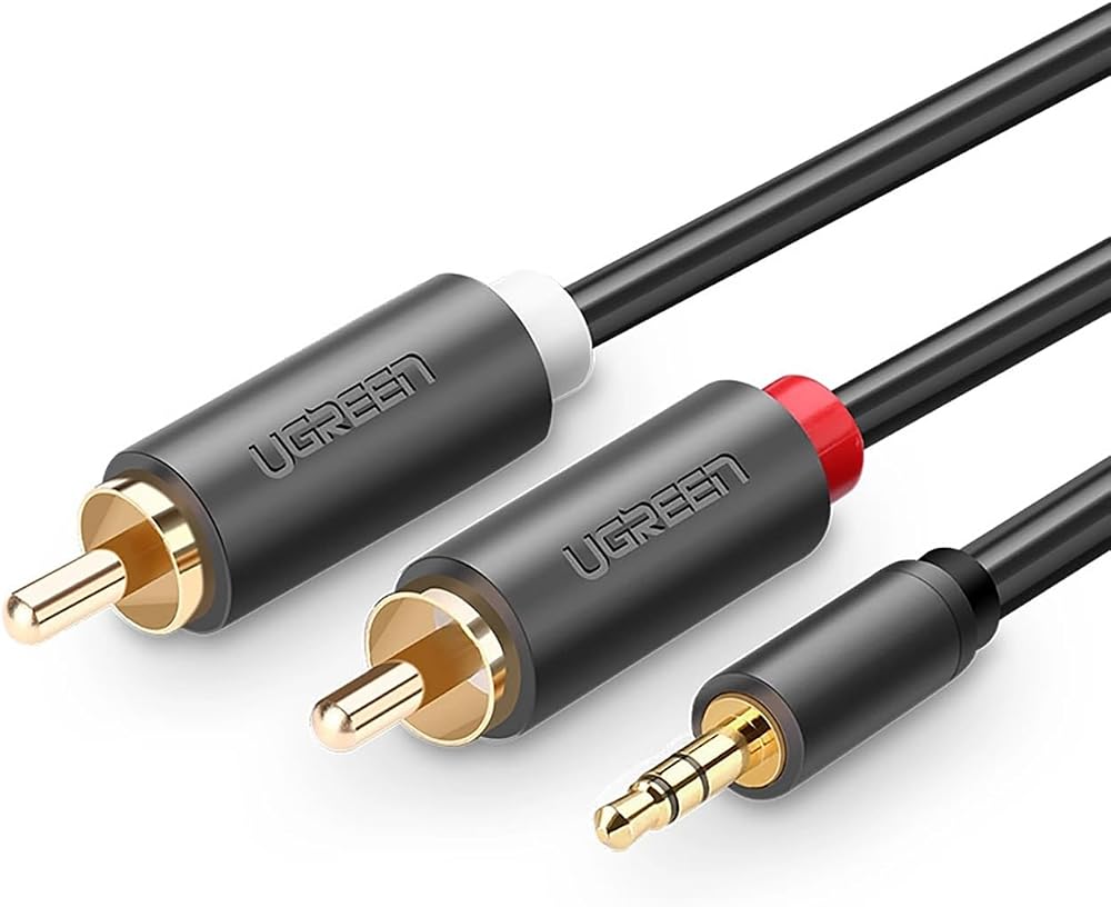 Ugreen 3.5mm AUX RCA Ses Kablosu, 2 Metre