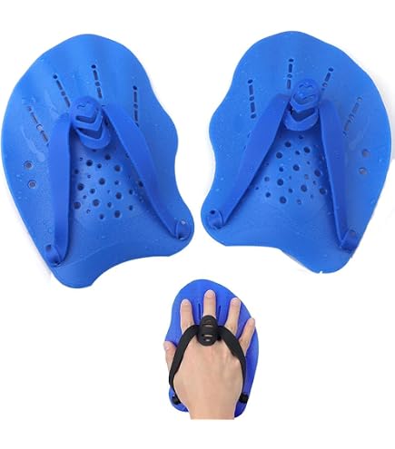 Paddles De Natation Réglables RUIXIA - Entraînement Bras Et Dos - 3 Tailles