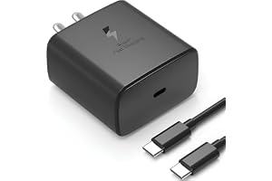 45W GaN Type- C Super Fast Charger Compatible with Samsung Galaxy S26/S25/S24/S23/S22/S21/S20(Ultra/Plus/Fe),A56/A55/A35/M56/M35/M16 (S,M,F,Z,A)...All Series & Other Devices