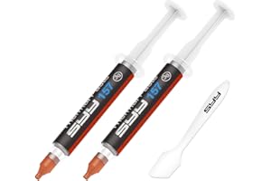 SYY Pasta Termica 6g con Toolkit, Thermal Paste Nuovo aggiornamento Facile da Applicare, Conduttività Termica Estremamente Alta, Pasta termoconduttiva per PC CPU GPU PS4 Processore