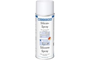 WEICON Silicon-Spray 400 ml | Schützendes Pflege- und Schmiermittel für Kunststoff, Gummi & Metall | transparent