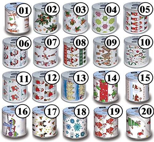 Preisvergleich Produktbild Toilettenpapier Rolle bedruckt Star silhouette - Sternenmuster