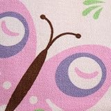 Infantastic Kinderteppich Schmetterling in Größe 80/150 cm/120/170 cm/160/230 cm/200/290 cm in bunten Farben aus widerstandfähigem Polyester mit 7 mm Höhe - 4