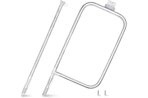 BBQ-Yummy 65032 Edelstahl Brenner Rohr für Weber Q300, Q320, Q3000, Q3200 Serie Gas Grill, Ersatzbrenner für Weber 424001 404341 426001, Brenner Tube Ersatzteil 60036/13122/80387