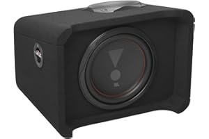 JBL Club 1000P Passive Gehäuse Subwoofer Auto Set – Extrem Leistungsstarke 10 Zoll 1000 Watt Passiv Gehäuse Bass Box für die Car HiFi Musikanlage mit Harman Kardon Bassbox Slipstream-Port-Technologie