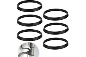 FUITKE 40mm Waste Pipe O Ring Seal, 6Pcs Kitchen Cone Rubber Washer fittings Sealing Gasket for 1 1/2 Inch Sink Drain Pipe Odour Trap Siphon Sink Kitchen Home Garden