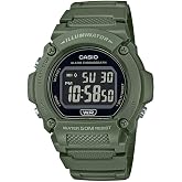 Casio W-219HC-3BVDF Kol Saati, Standart, Digital, Yeşil, Erkek