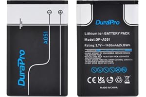DuraPro 2Pakcs A051 Battery Akku for Fritz!Fon C6 Telekom Sinus 806, Snom M65, Telefunken FHD 170/5