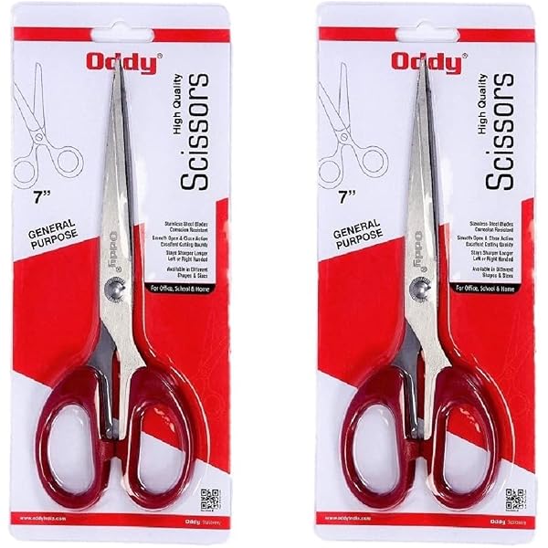 Hygloss Armada Art Velvet Touch Scissors - 8" Pointed Tip Craft Scissors With Soft Grip (Black & Purple)