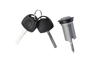 YAOPEI Barillet d'allumage + 2 Clés pour Opel Vauxhall Corsa Combo Meriva Tigra 90511999