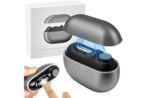 PIPIHOME Elektrischer Nagelknipser, 3-in-1Nagelschneider Elektrisch mit Polierfunktion & LED-Licht, Elektrische Nagelfeile Polieren Electric Nail Clippers für Babys Kinder Erwachsene Senioren