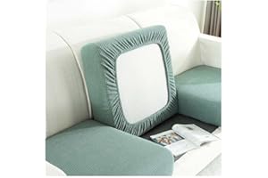 VEAI Coprisedile per Divano 3/4/2/1 Posti con Penisola Copri Divano Elastico Federa per Cuscino per Divano del Sedile Velluto Copridivano Protezione del Cuscino Sedile ( Color : #8 , Size : 4 seats - X (16