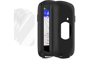 Arvoni Funda de Silicona para Garmin Edge 1040, 3 Protectores de Pantalla para Garmin 1040 Edge, Antigolpes Todo Incluido Ideal para Bicicleta, Exterior y Touring