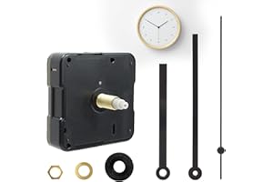 SWIFTCTRL Movimento Silenzioso de Orologio al Quarzo, Meccanismo Orologio da Parete Leggero e Resistente, Sostituzione de Movimento Orologio da Parete di Decorazioni per Casa/Hotel/Ristorante (2)
