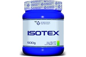 MST SCIENTIFFIC NUTRITION Scientiffic Nutrition - Isotex, Bebida Isotónica Instántanea en Polvo, Aporta Sales Minerales, Electrolitos y Energía, Bebida Deportiva - Sabor Lima - Limón, 500 g