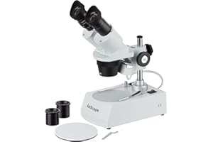 AmScope 20 x 40 x 80 x Home School de Dissection pour étudiants Microscope binoculaire stéréo avec Transmission Incident Double et système d'éclairage