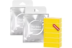 Sarosora 6 Piece Odour Eliminator for PURA MAX Self Cleaning Cat Litter Tray and UBPET Automatic Litter Box, Cat Urine Excrement Odour Remover Deodorisers