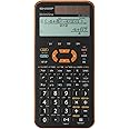Sharp EL-W531 XG-YR Scientific Calculator WriteView Display Metallic Orange 335 Functions TWIN-Power for Grammar/Secondary School