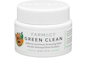 Farmacy Natural Makeup Remover - Green Clean Makeup Meltaway Cleansing Balm Cosmetic - Travel Size (50 ml)