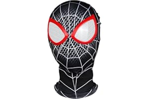 Philoctes Hero Costume Mask, Hero Spider Mask for Children, Cosplay Costumes Mask Children for Carnival, Halloween, Costume Party, Christmas, Cosplay Film Roll Party Props