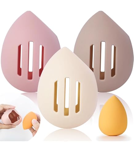 Ruluti Make-up Schwammhalter – Aufbewahrungsständer Für Beauty Blender & Puderquasten