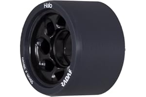 RIEDELL Radar Halo 59mm Roller Skate Wheels 4 Pack - Charcoal/Black 101a