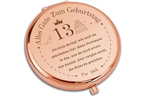 VivaJoy 13 Geburtstag Mädchen - Geschenk 13 Jahre Mädchen, Kompakter Make-up-Spiegel, 13-Jährige Mädchen, Geschenk für Tochter, Geschenke für Enkelinnen