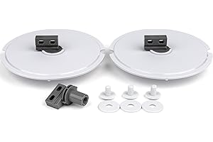 Lodd Pool Kit Complet de 3 essieux adaptables pour Robot Piscine Polaris 280, Comprenant Axes de Roue C66, C65. Livré avec 3 vis et 3 rondelles.