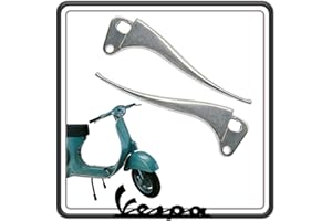 GSC RICAMBI SRL KIT COPPIA DUE LEVA LEVE FRENO E FRIZIONE CROMATA COMPATIBILE PER VESPA 50 L - R - VESPA 125 PRIMAVERA FINO AL 1983
