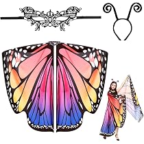 EMAGEREN Butterfly Wings Adult Butterfly Wings Costume Adult Women ...