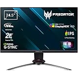 Predator XB253QGPbmiiprzx Monitor Gaming G-SYNC 24.5", Display IPS Full HD, 144 Hz, 1 ms, HDMI 2.0, DP 1.2a, USB3.0, Lum…