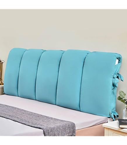 Copri Testiera Letto In Velluto Imbottito - Protezione Anticollisione Per Testata, Beige 180x60cm - Foto 7