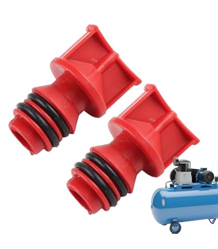 Tappi Olio Compressore Aria - 5 Pezzi Plastica Arancione 16mm Filettatura Maschio - Foto 2