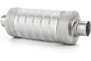 ‎AUTOTERM Autoterm Warmluftschalldämpfer Telefonieschalldämpfer Schalldämpfer 60mm für Warmluftschlauch der Standheizung Luftheizung