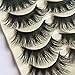 Bluelans® 5 Pairs Natural Long Fake Eye Lashes Thick False Eyelashes Black Makeup Tool