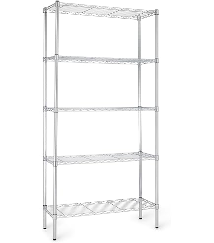Wiltec magazijnrek blauw - 120x50x204cm - stelling - 5 schappen - 200kg draagkracht per schap