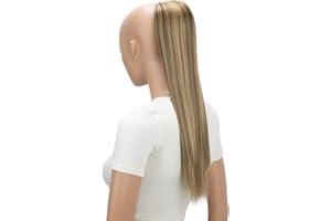 ‎CAISHA CAISHA 55cm Haarteil Nina mit Kordelverschluss Zopf Haarverlängerung Glatt Braun Blond Mix PH512