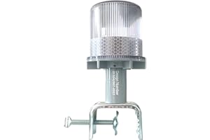 Cloud Fire Luce di navigazione solare per barche, luce di ancoraggio per barche con 3 modalità di illuminazione, luci di segnalazione a 360° IP65 Design impermeabile per avvisi di navi da vela, strade