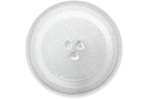Microwave Plate Replacement - Universal 9.6 In / 24.5 cm Turntable Glass Plate for Microwaves - Durable Scratch Resistant Microwave Plate - Aliza