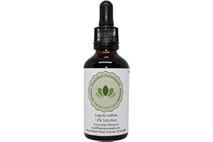QUALIFIED NATUROPATH - PROFESSIONAL PRACTITIONER PRODUCTS Lugols Iodine Solution 12% - 60ml - with Glass Pipette
