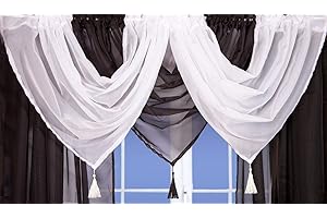 John Aird Voile Swag With Tassel (White)