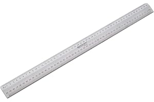 Westcott skärlinjal av metall, 50 cm, genomskinlig E-10113 00