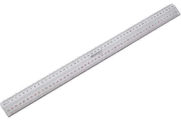 Acme United E-10113 00 Règle de coupe en métal Argent 50 cm (Import Allemagne)
