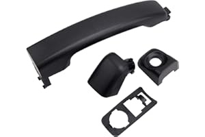 EUTEEWAL Door Handle for Renault Master MK3 Vauxhall Movano Vivaro Nissan NV400 MK3-MK4 806069981R Sliding Exterior Handle 806075963R ABS Black
