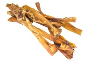 veritas Rinderkopfhaut für kleine und große Hunde, Kopfhaut vom Rind I Natur Kauartikel Kausnack Hundeleckerlie Hundesnacks Kauspaß Leckerlie I 30cm Stücke (500g)