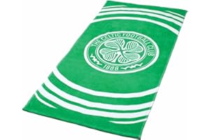 Premier Life Celtic FC TOWEL PULSE - 55in x 28in - Football Gift, Green, L