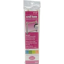 Milward Telaio rotante per arazzi – 68,6 x 30,5 cm (27 x 12) Telaio a clip per ricamo, punto croce, ricamo, quilting – Legno di faggio