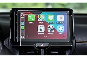 YEE PIN 2pcs 9" Pellicola protettiva per navigatore compatibile con Toyota Yaris Cross 2021-2023 GPS Nano-Film trasparente Pellicola protettiva per navigatore antigraffi