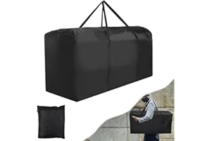 Runup Garden Furniture Cushion Storage Bag, Cushion Bag, Cushion Bags Storage with Handle, Garden Cushion Bag for Outdoor Garden, Lawn, Camping Cushion Furniture (Extra Large)