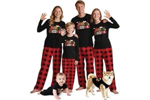 WOOD MEETS COLOR Familie Weihnachten Lange Ärmel Pyjamas Matching Set Holiday Christmas Party Familie Pyjama Set